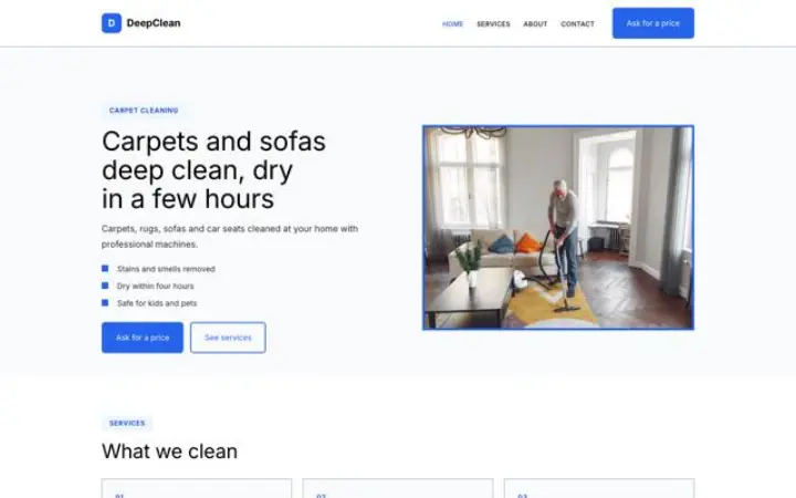 थीम DeepClean