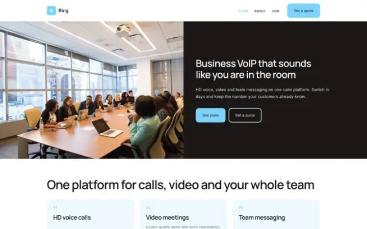 वेबसाइट: voip