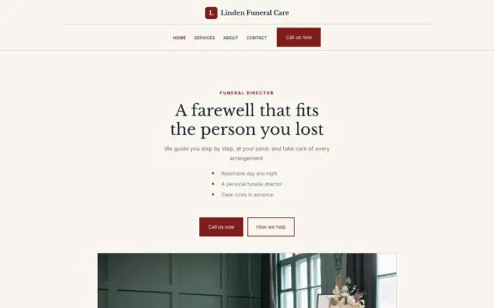 थीम Linden Funeral Care