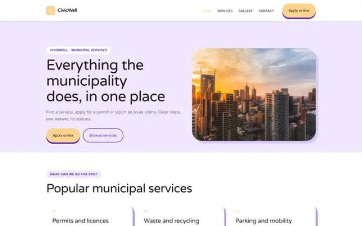 थीम CivicWell