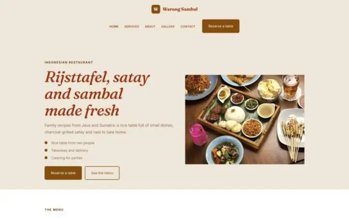 थीम Warung Sambal